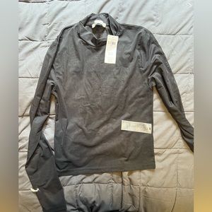 Abercrombie Mesh Turtle Neck in Black